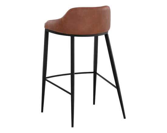 Sunpan Astra Bar Stool - Cinnamon Brown