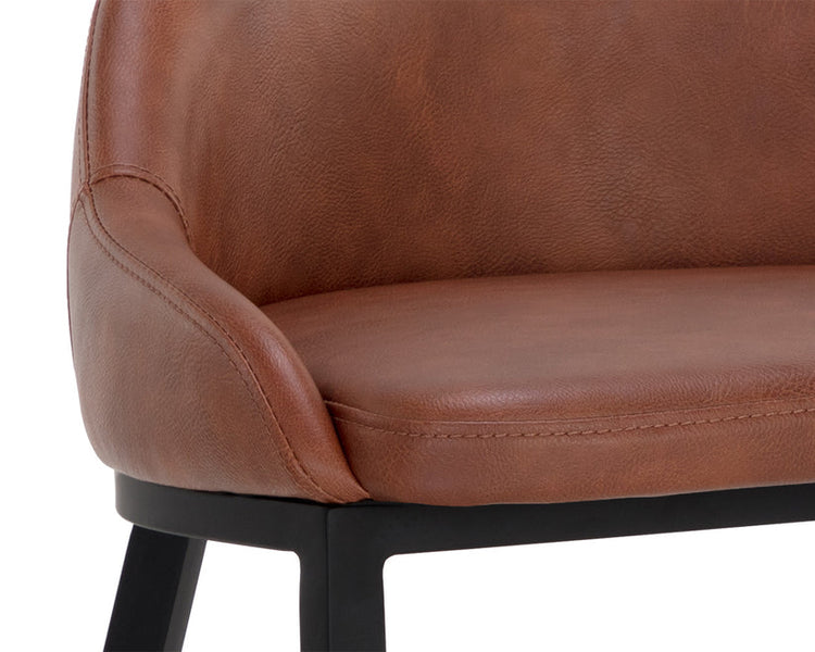 Sunpan Astra Bar Stool - Cinnamon Brown