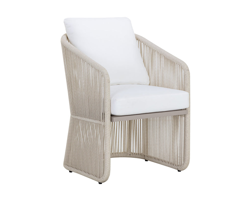 Allariz Dining Armchair  Greige
