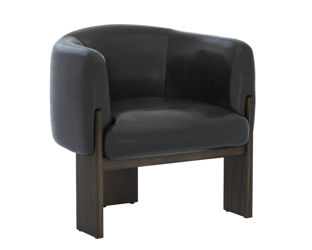 Trine Lounge Chair Dark Brown