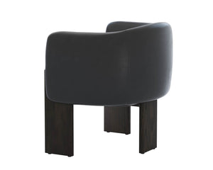 Trine Lounge Chair Dark Brown