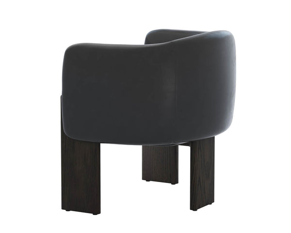 Trine Lounge Chair Dark Brown