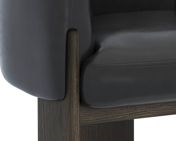 Trine Lounge Chair Dark Brown