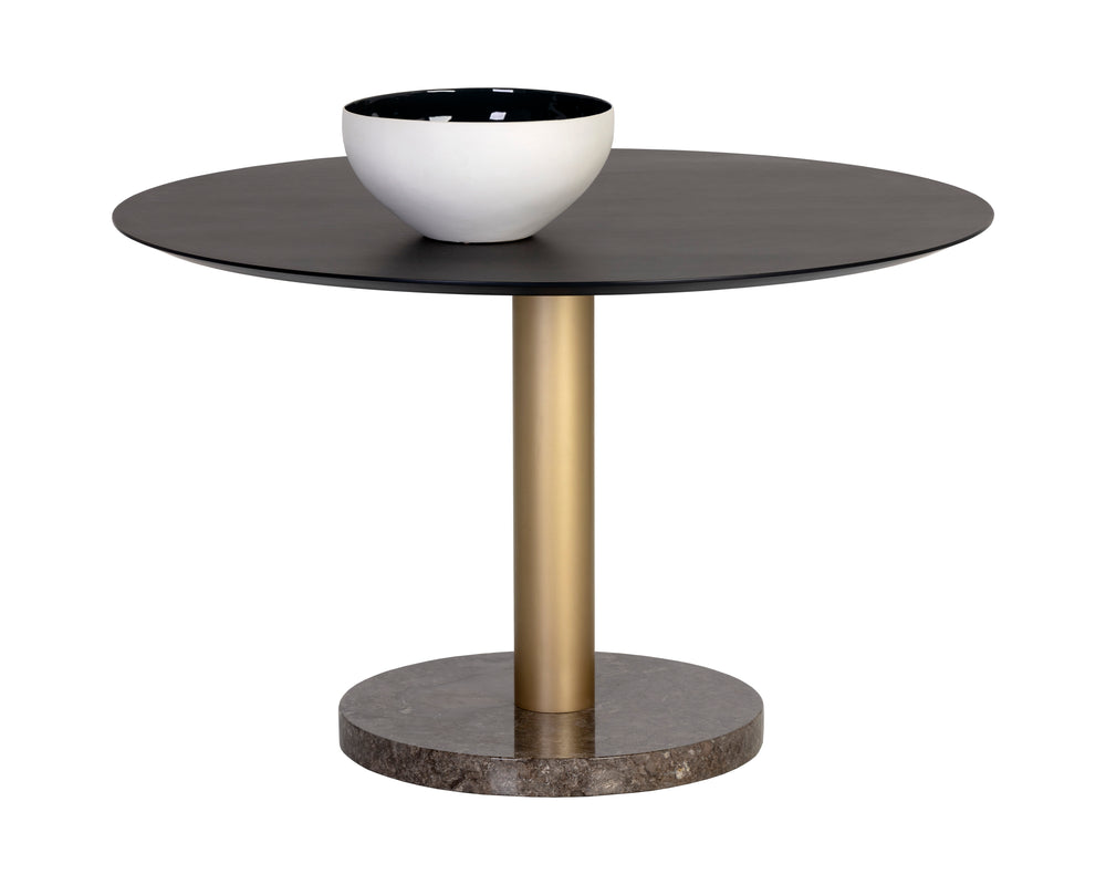 Monaco Dining Table  Gold - 48"