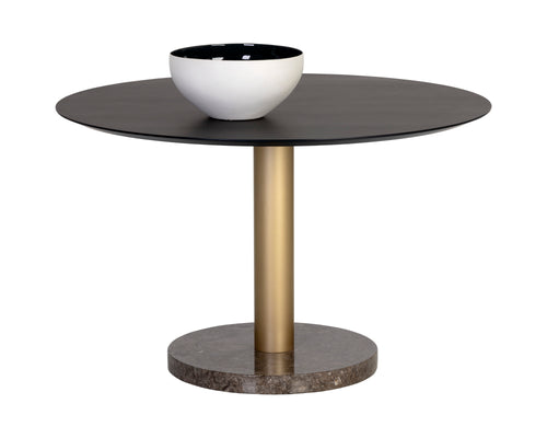 Monaco Dining Table  Gold - 48"