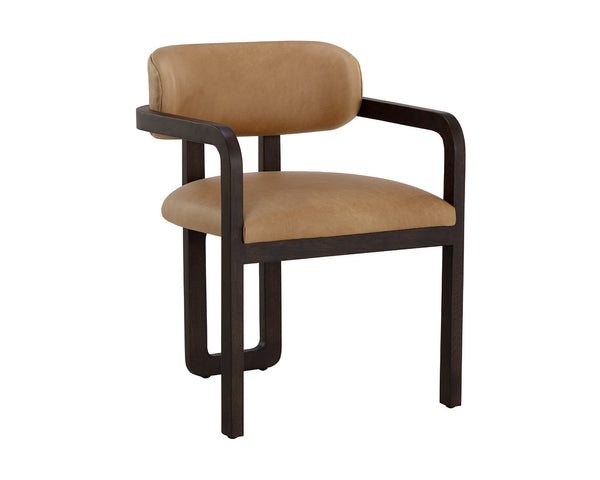 Madrone Dining Armchair Brown