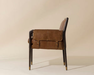 Mauti Dining Armchair  Brown
