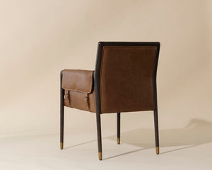Mauti Dining Armchair  Brown