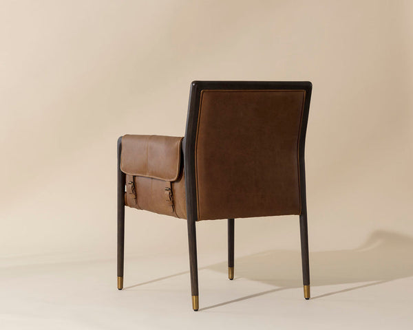 Mauti Dining Armchair  Brown