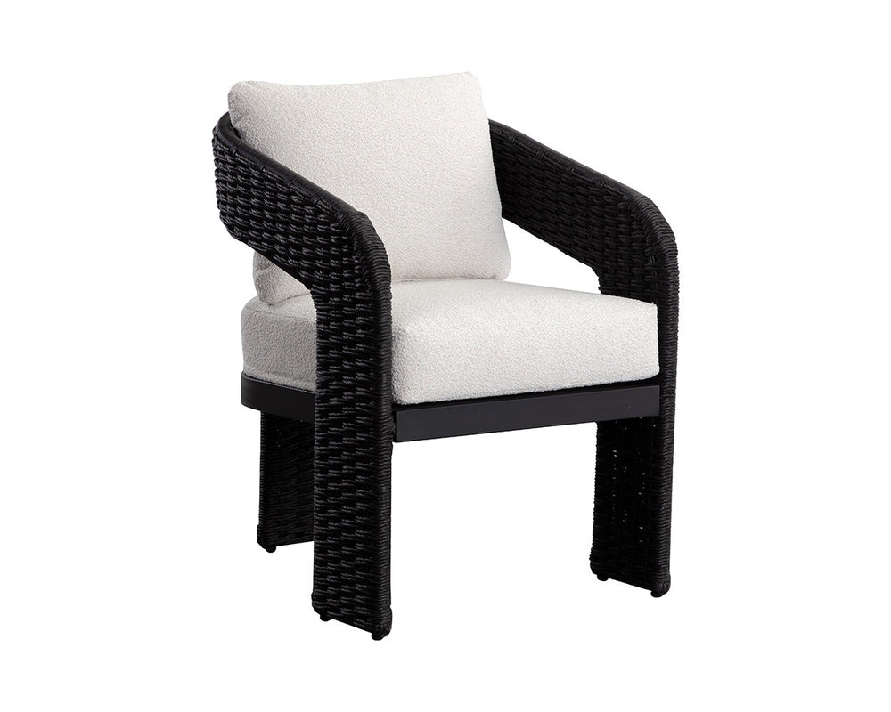 Pylos Dining Armchair  Black