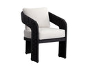 Pylos Dining Armchair  Black