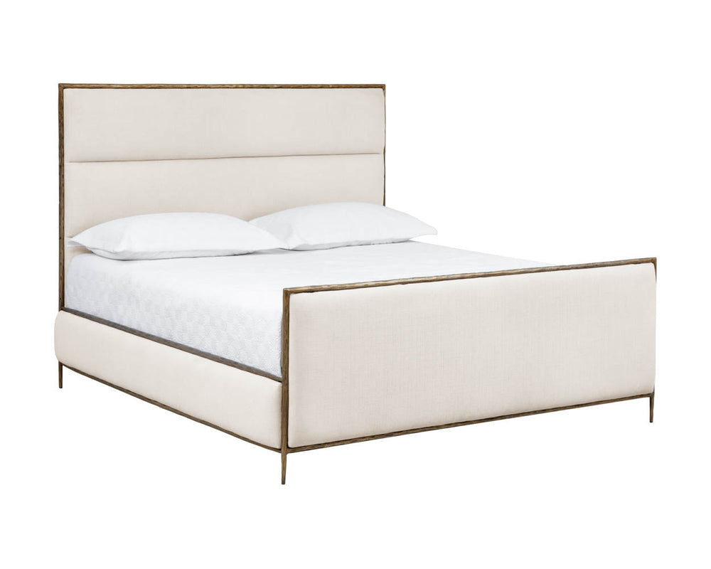 Yasmine Bed King - Zenith Alabaster