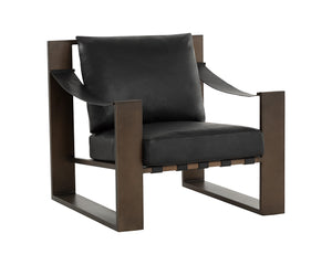 Berke Lounge Chair  Antique Bronze