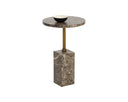 Mizani End Table  Marble Look
