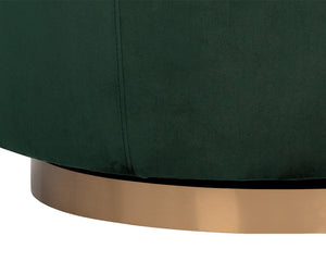 Hazel Swivel Lounge Chair  Gold