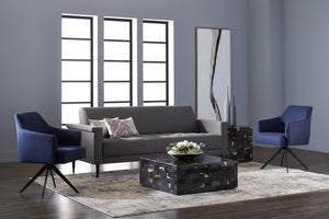 Frequency  72" X 30"  Silver Floater Frame