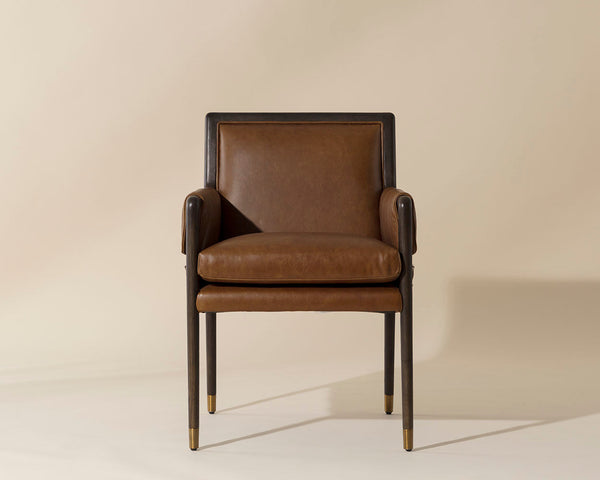 Mauti Dining Armchair  Brown