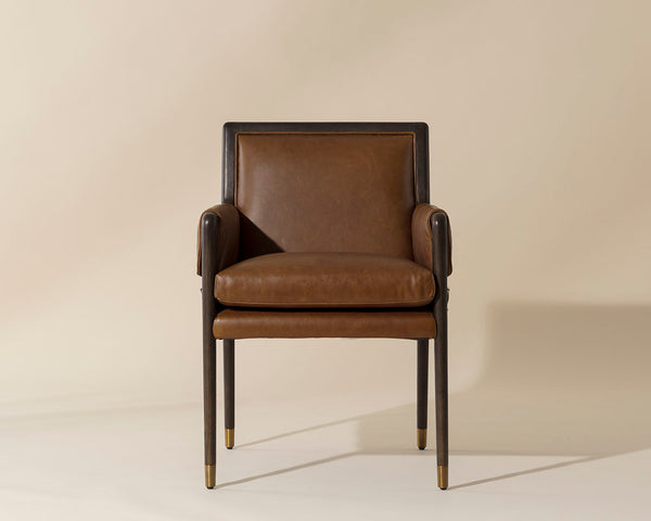 Mauti Dining Armchair  Brown