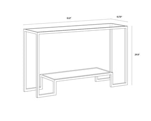 Carver Console Table