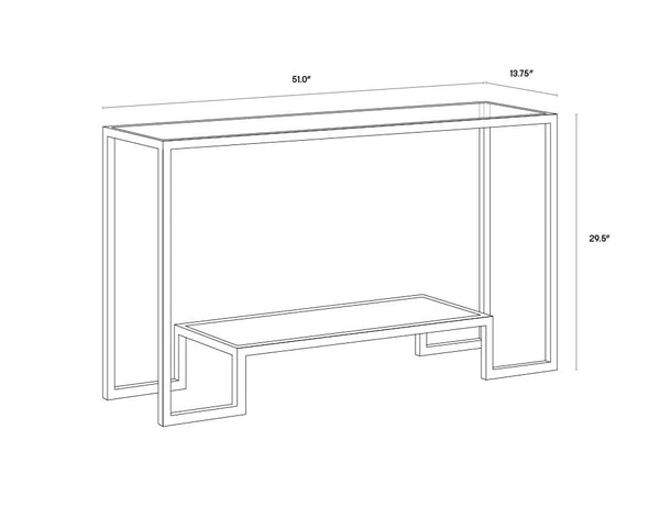 Carver Console Table