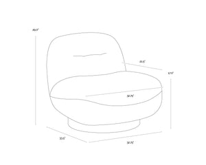 Franze Swivel Lounge Chair