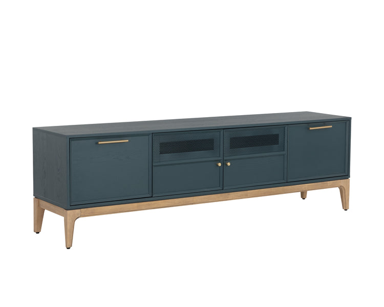 Rivero Media Console And Cabinet