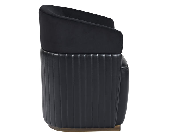 Genval Wheeled Lounge Chair