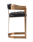 Beaumont Counter Stool  Antique Brass