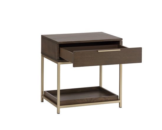 Rebel Nightstand Small  Gold