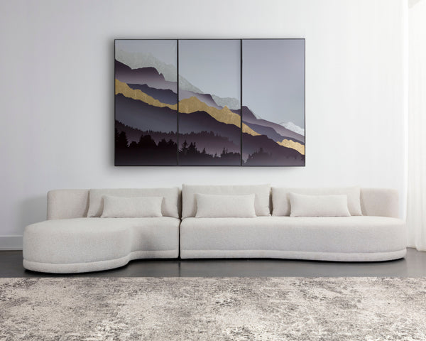 Laken Sofa Chaise Raf