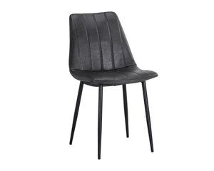 Drew Dining Chair  Black  | Set of 2