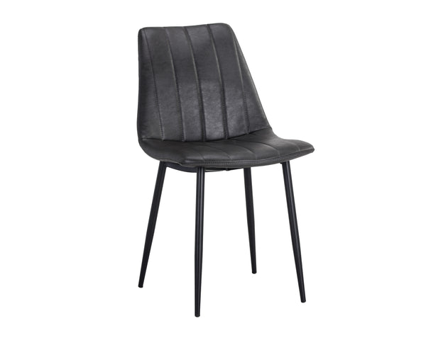 Drew Dining Chair  Black  | Set of 2
