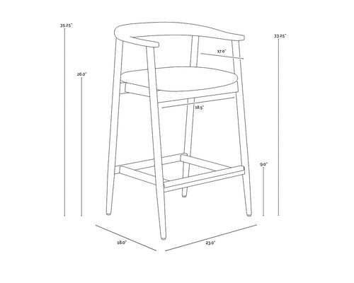 Jeremy Counter Stool