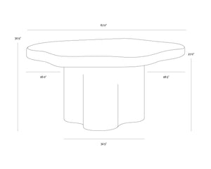 Bellona Dining Table - 67"
