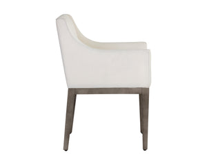 Malik Dining Armchair  Ash Grey