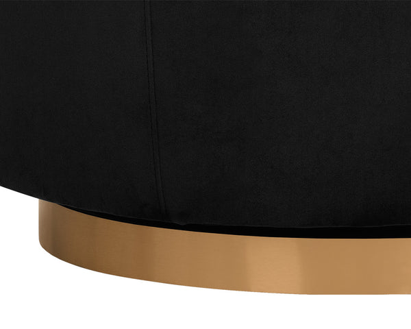 Hazel Swivel Lounge Chair  Gold