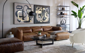 Fun And Whimsy (Set Of 2)  48" X 48"  Black Floater Frame