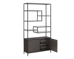 Stamos Bookcase  Black