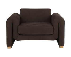 Romer Armchair  Brushed Gold