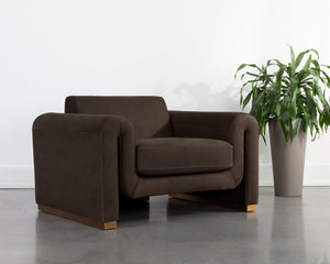 Romer Armchair  Brushed Gold