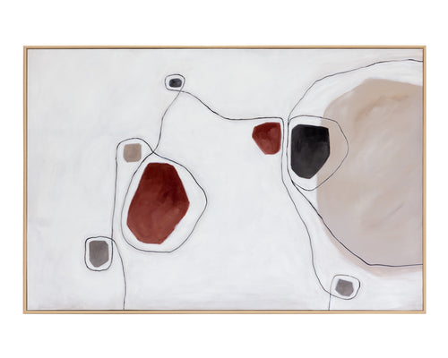 Connectivity  72" X 48"  Natural Floater Frame