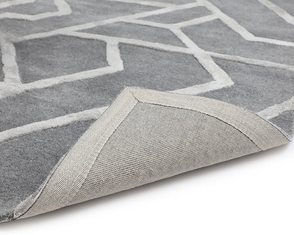 Zizi Handtufted Rug  Grey  9' X 12'