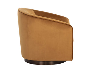 Hazel Swivel Lounge Chair  Gold
