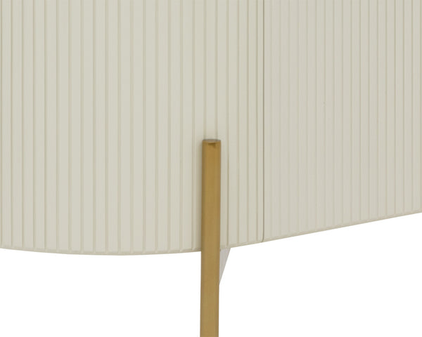 Paloma Bar Cabinet High Gloss Cream