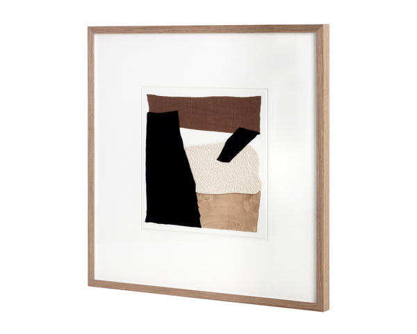 Family Dynamics Ⅱ  40" X 40"  Dark Brown Frame