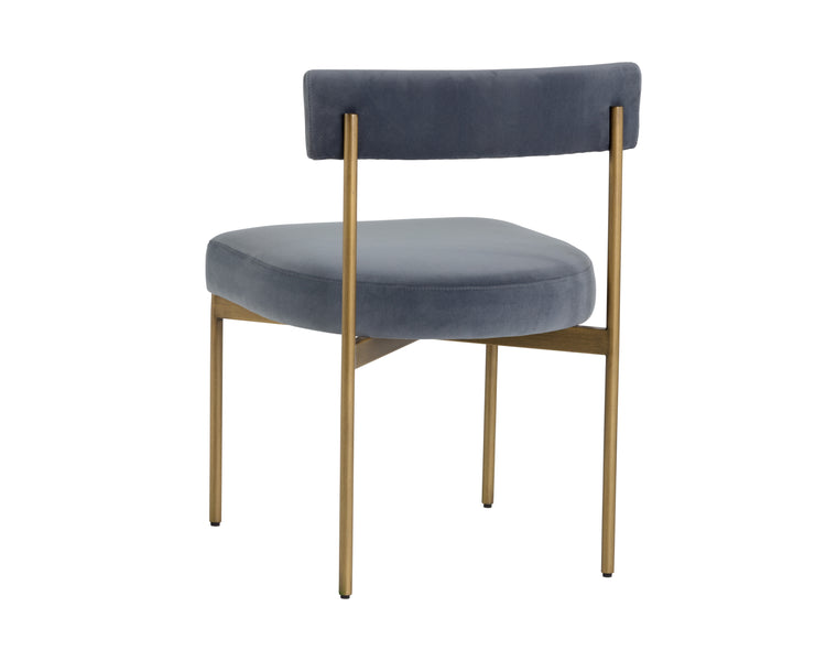 Seneca Dining Chair  Antique Brass  | Set of 2