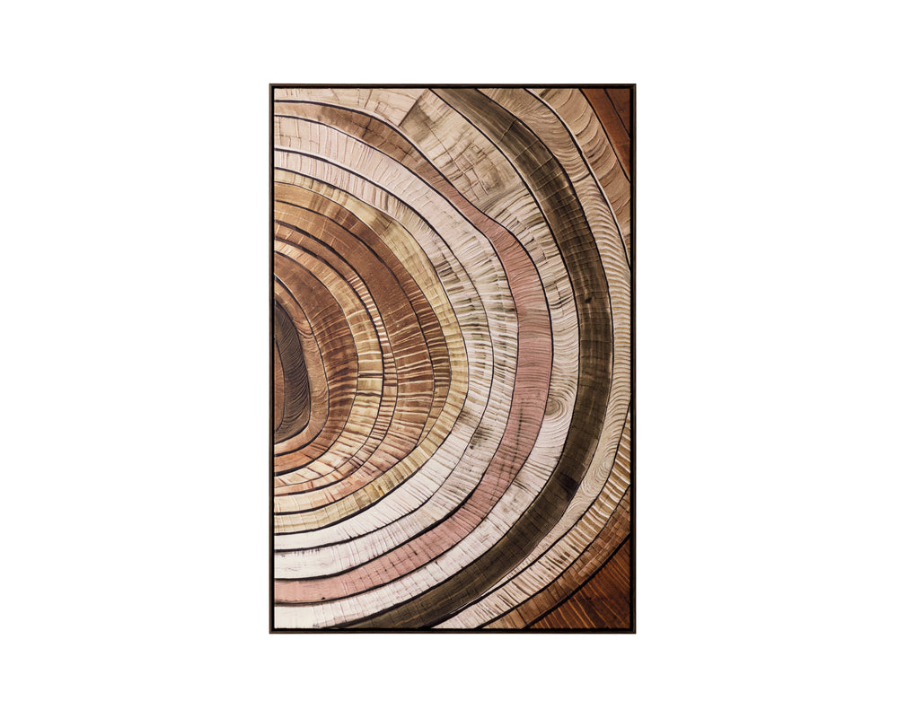 Turning Point Iii  40" X 60"  Bronze Floater Frame