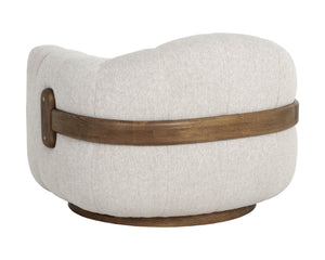 Tadeo Swivel Armchair  Warm Brown