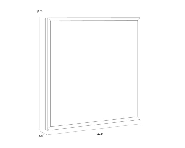 Canyon Dreams Ii  48" X 48"  Black Floater Frame