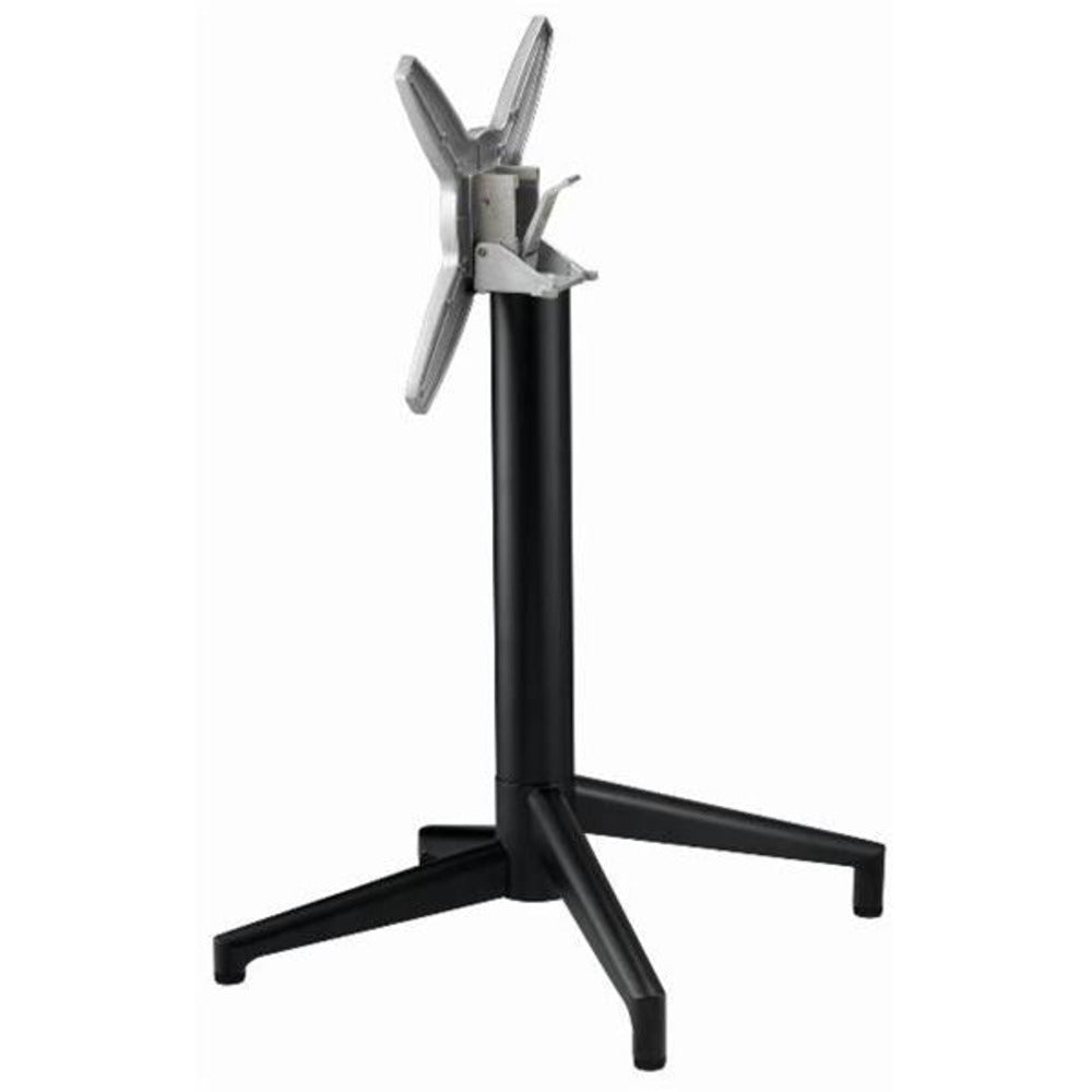 CAIRO -  Stainless Steel Base - Flip Top & Stackable - BLACK